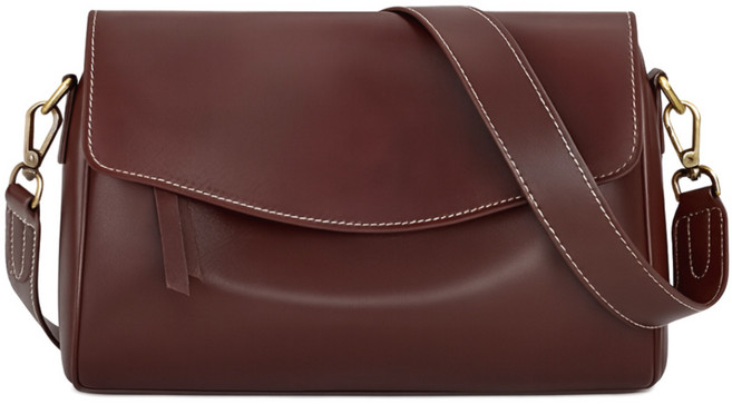 디케이제이디 천연 프리미엄 소가죽 클래식 데일리 크로스 숄더백