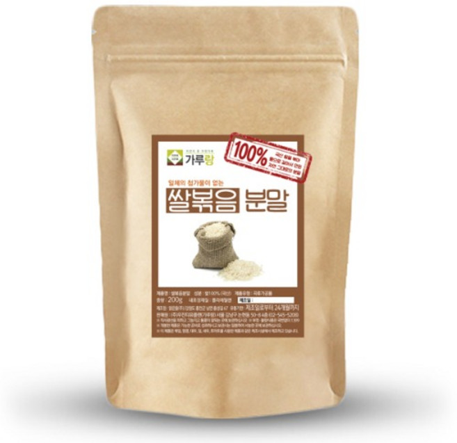 가루랑 가루랑v 100% 국산 쌀분말(볶음) 선식 1kg, 1개