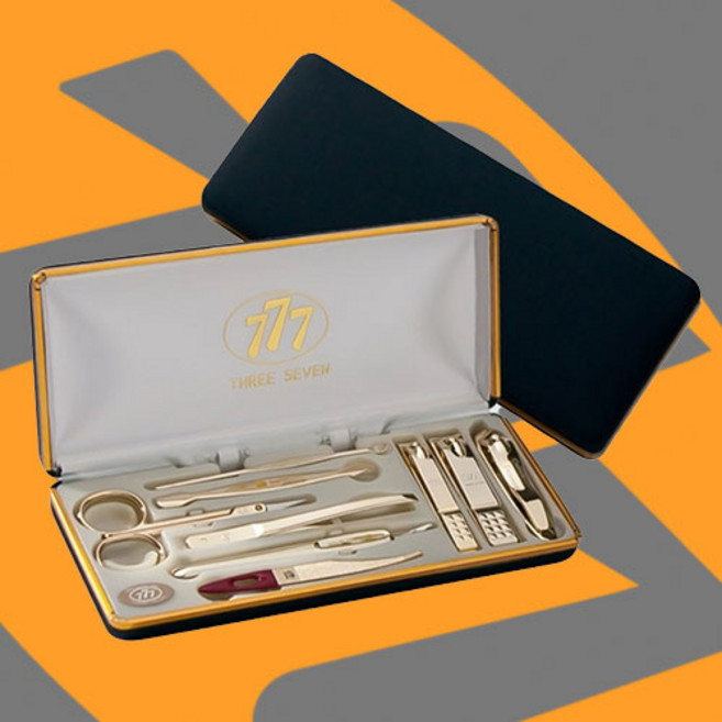 777 손톱깎이 세트 프리미엄 명품 감성 스테인리스, 1개, 기본