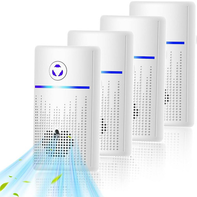 Air Ionizers for Home 4-Pack Plug-in Air Purifier Ozone-Free & Filterless Eliminates Pet Odors f, Air Ionizers for Home 4-Pack,