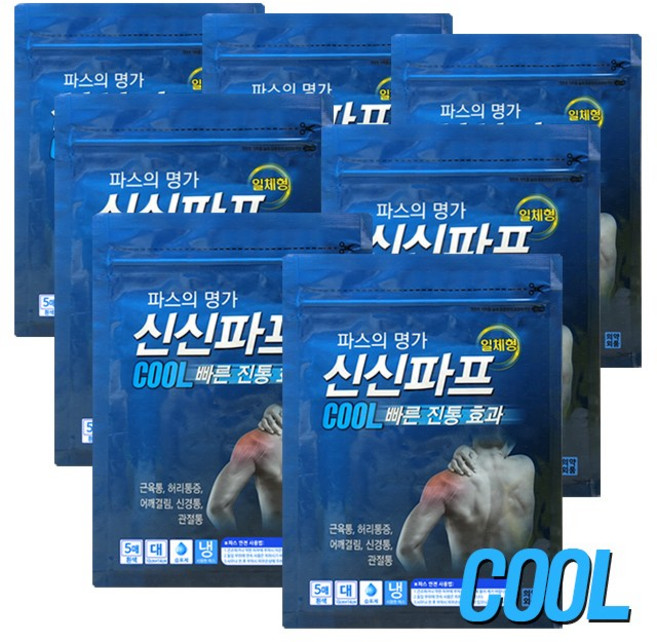 신신제약 신신파프 COOL, 5개입, 7개