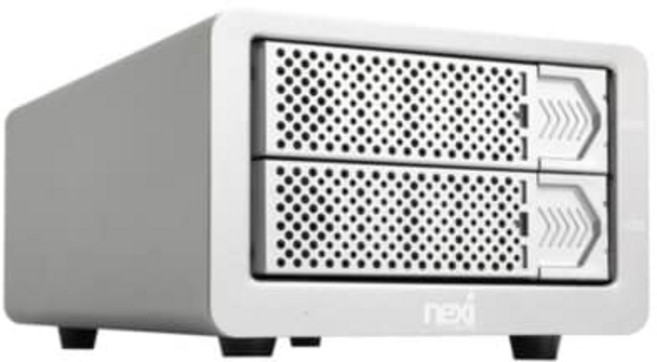 엠지컴/NX768 USB3.1 Type-C 2Bay RAID 케이스(NX-802RU31), 1개