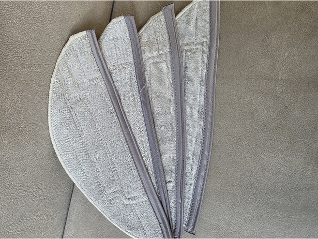 로보락 S7 S7 MaxV Ultra Max 호환 진동 물걸레 패드 4매 세트 극세사 걸레, 1개, 걸레4장