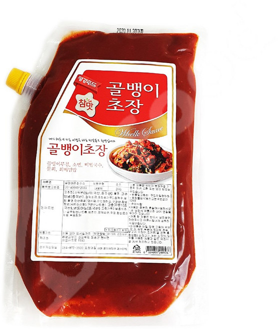 평강푸드 골뱅이초장 소스 2kg 다용도 골뱅이소스 업소용 식자재, 1개