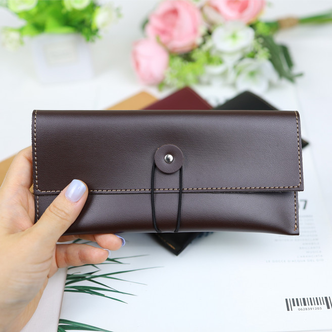 모두샵 수제 천연 가죽 가죽필통 고등학생필통 대학생필통 필통파우치, 각인안함, 다크브라운