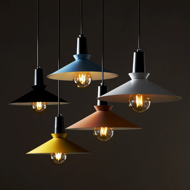 노랑조명 LED 샤프 펜던트 조명 빈티지 카페 식탁등 인테리어, 화이트, LED 볼구 G80 10W 주광색(하얀 불빛)