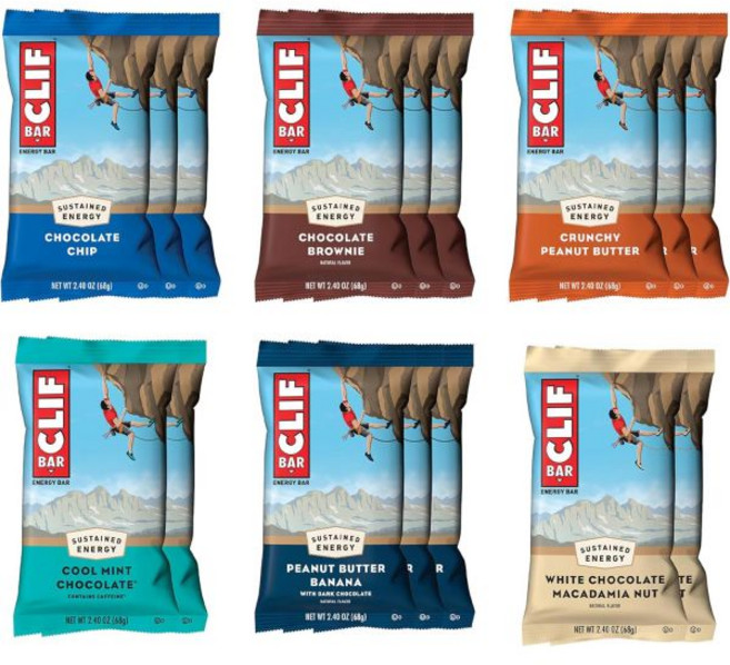 CLIF BAR - Energy Bars Variety 팩 Made Oats 9-11g Protein Non-GMO Plant Based 2.4 oz. (16 Count), 1개