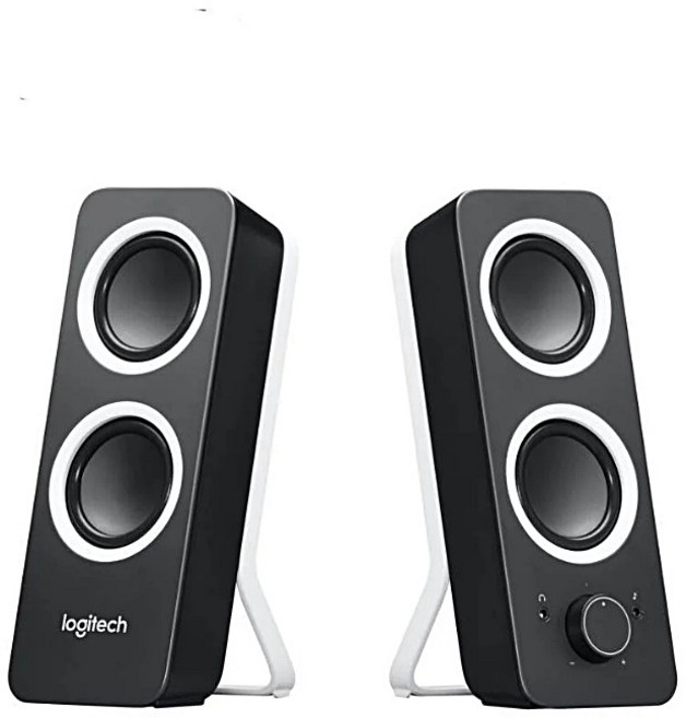 Logitech 羅技 Z200 雙聲道喇叭 公司貨, 黑色