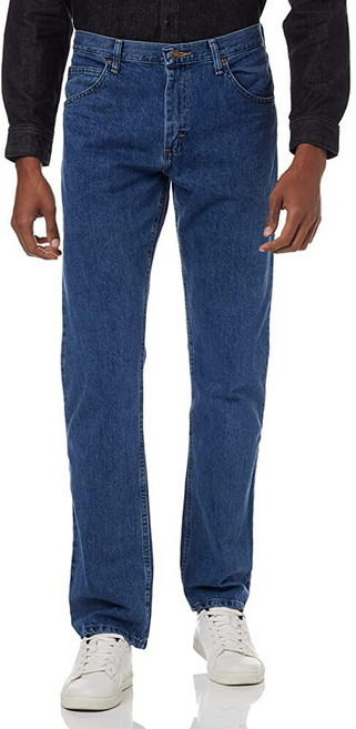 Wrangler Authentics 남성용 클래식 스트레이트 핏 청바지 진 퍼시픽 헤이즈