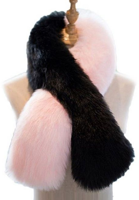 천연퍼 페이크퍼 유니크머플러