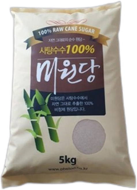 사탕수수원당 비정제원당 고급설탕 피비에스 PBS /비정제/사탕수수당/코코넛/슈가/알룰로스/가루/파우더, 5kg