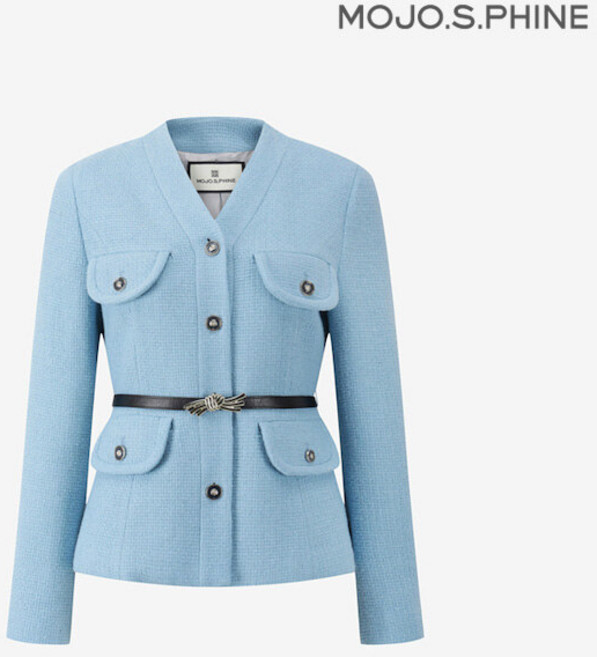 MOJO 모조에스핀 팬시소재 배색 SETUP 자켓 SB_S254MSF121 2688652