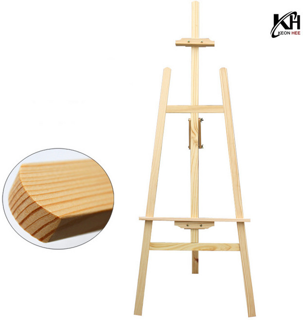 [KH KEON HEE]접이식 소나무 원목이젤 대형