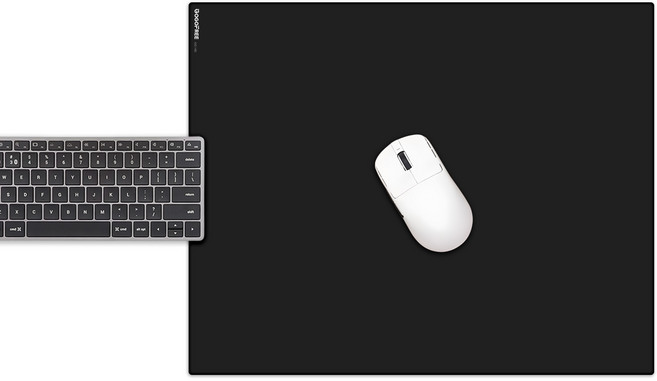 GOGOFREE 강화유리 마우스패드 게이밍 마우스 패드 A-420x480mm, 1개, A-블랙