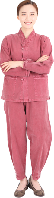 만덕몰 남녀공용 20수 브이넥 저고리바지 세트 생활 개량한복 절복 법봅 생활한복(개량한복)