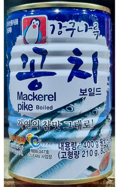 HC꽁치캔 펭귄 400g, 1개