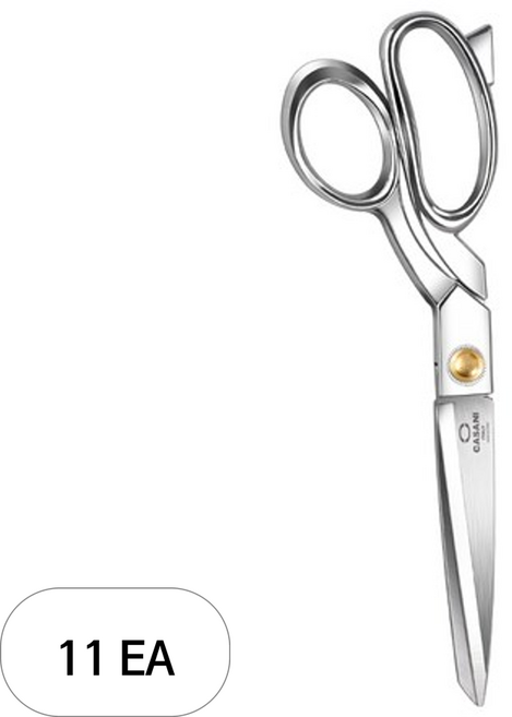 까사니 스텐 가위, 혼합색상, 11개