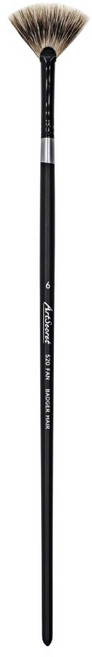 아트시크릿 유화붓 오소리털브러쉬 팬브러쉬 부채모양붓 520FAN, 1개, 18호
