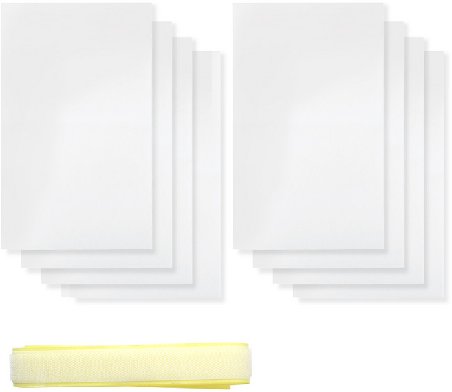 국산안심 렌지후드필터 50*30cm*8매입 벨크로테이프포함 1세트, 8장