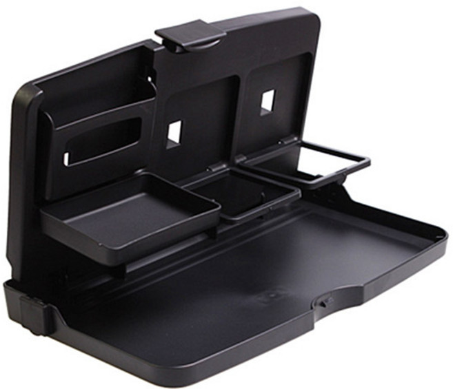 이모션 차량용 헤드레스트 테이블, 1개, 블랙