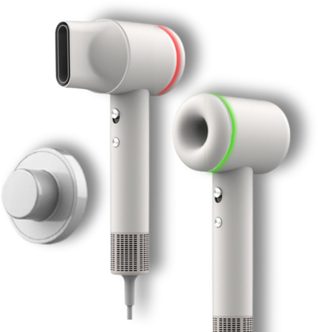 [하이엔드]음이온 초고출력 BLDC 항공모터 순환기능 가정용 전문가용 헤어 드라이기, 에센셜 화이트, 에센셜 화이트