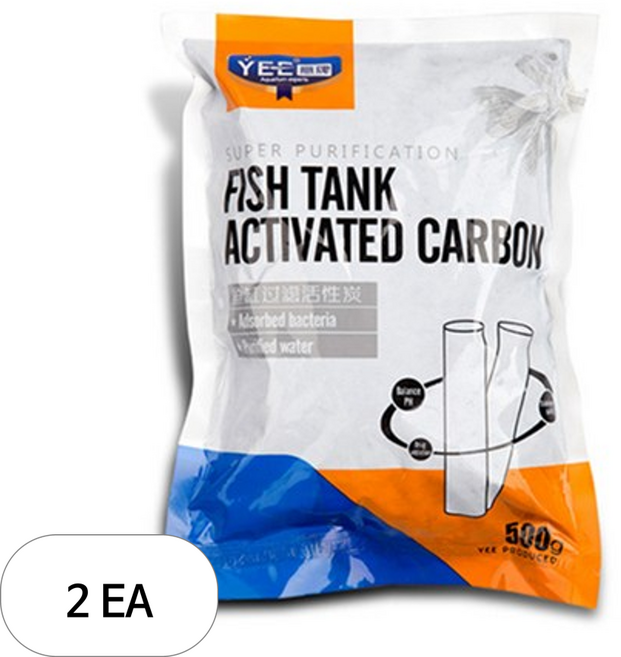 고운물 YEE 코코넛껍질 여과재 활성탄 500g YFM-028, 2개