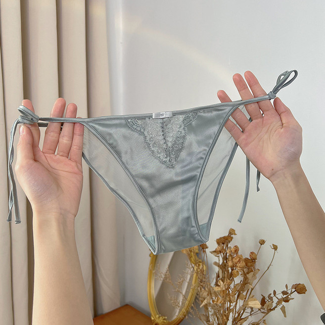 여성용 새틴 끈 팬티 컴포트 팬티 Women's Underpants 뉴타임즈