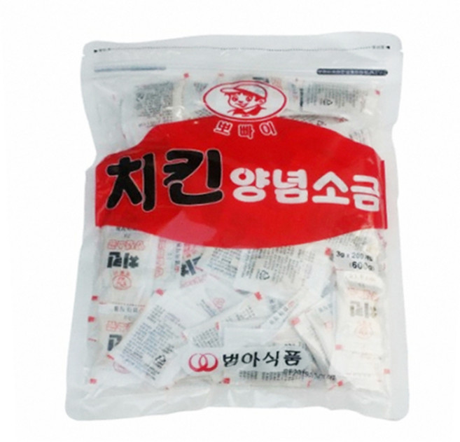 범아식품 치킨양념소금 200p, 15개, 600g