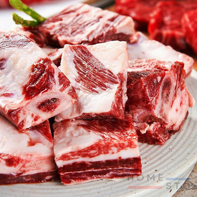 어반꿀샵 대관령한우 찜갈비 1등급이상 600G 명품선물세트, 1개