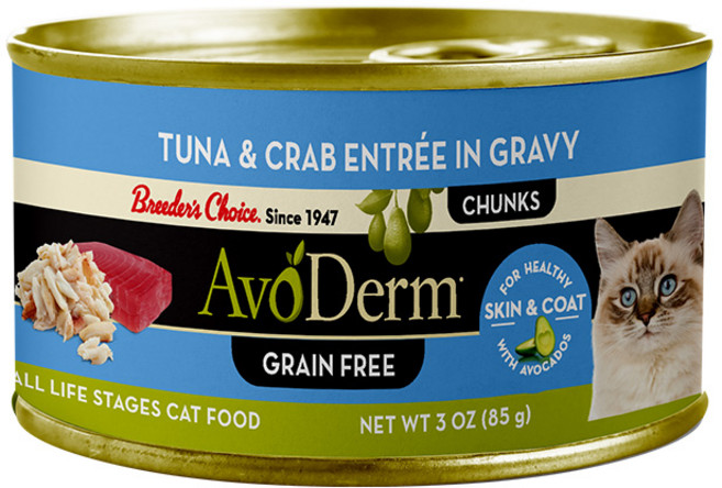 아보덤캔 그레인프리 참치 게살 고양이 습식캔, 참치+게살, 85g, 5개