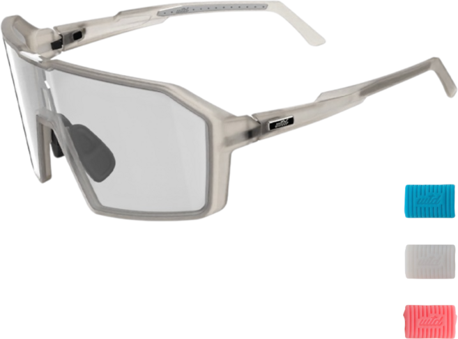 WTD 스텔스 Stealth 변색 미러 렌즈 6개 색상 골프 러닝 선글라스 자전거 테니스 등산 아웃도어 런닝 스포츠 고글 도수 클립 결합 가능, 추가, 클리어베이지 스모크, 1개