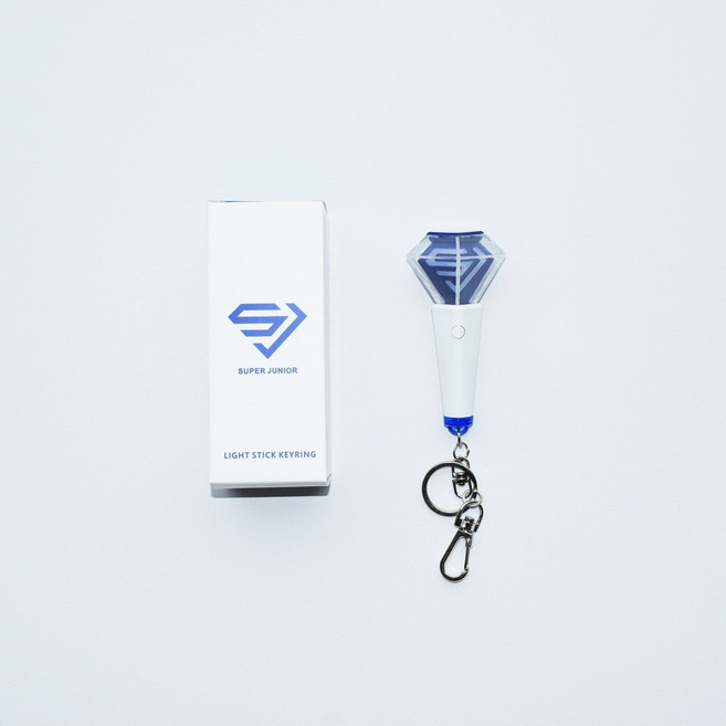 Super Junior 迷你應援棒鑰匙扣, 1個, 二代sj（送電池1+小掛件）