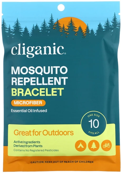 Cliganic 모기 퇴치제 브레이슬릿 프리 사이즈 브레이슬릿 10개, Cliganic모기퇴치제브레이슬릿프리사이즈브레이슬릿10 - 쿠팡