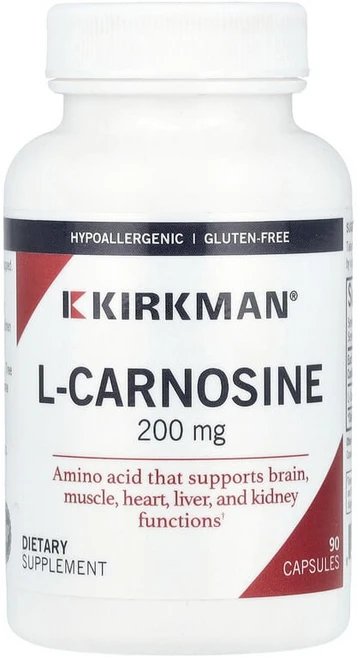 Kirkman Labs L-카르노신 200mg 캡슐 90정, 3개 - 쿠팡