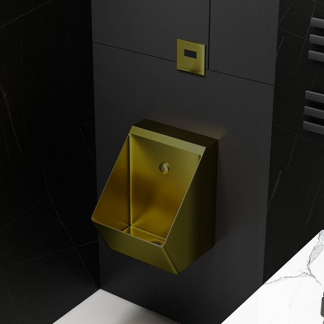 남자 소변기 스테인리스 기관 장비 회사 고급 호텔 A타입 1., 8109 청동색 + 은폐 센서