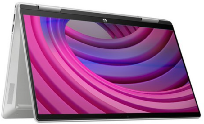 HP 2025 파빌리온 x360 14 코어i5 인텔 13세대, 내추럴 실버, 512GB, 16GB, WIN11 Home, 14-ek1058TU