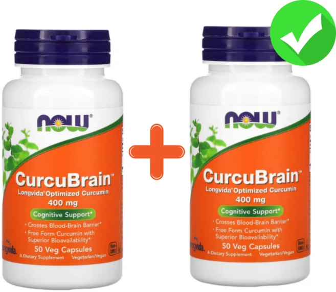 나우푸드 커큐브레인 롱비다 커큐민 400mg 약들약 고약사 사은품 증정, 2개, 50정 - 쿠팡