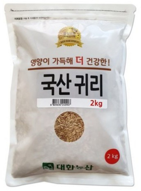 대한농산 귀리, 2kg, 2개