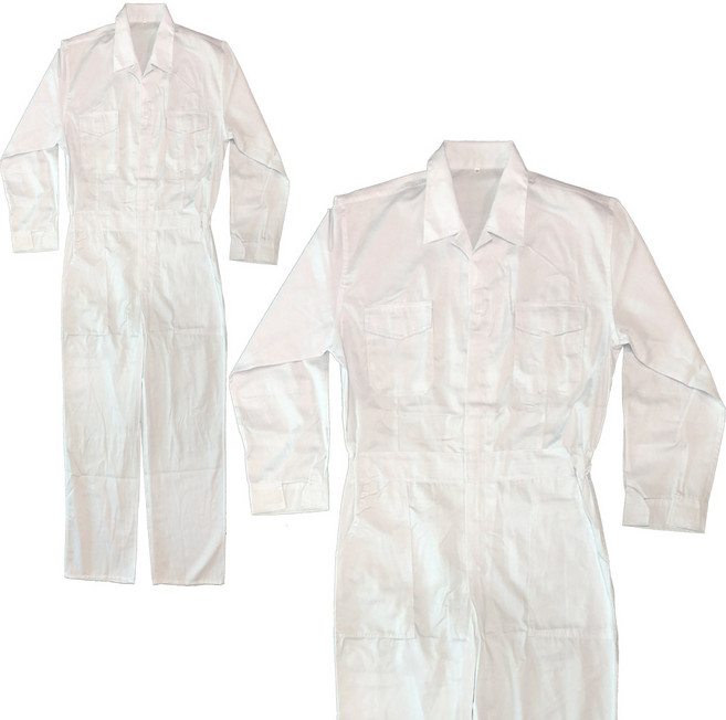 봄 여름 스즈끼 복 흰색 SZK-04 허리32~42 긴팔 빅사이즈 사계절 일체형 정비복 작업복 남자 남성 일육, SZK-04_흰색_34(L), 1개
