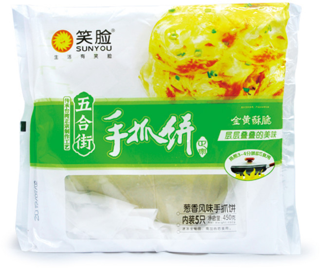 홍홍 중국식품 소프트 쇼좌빙 충샹 밀전병 수좌빙 중국전병, 450g, 5개