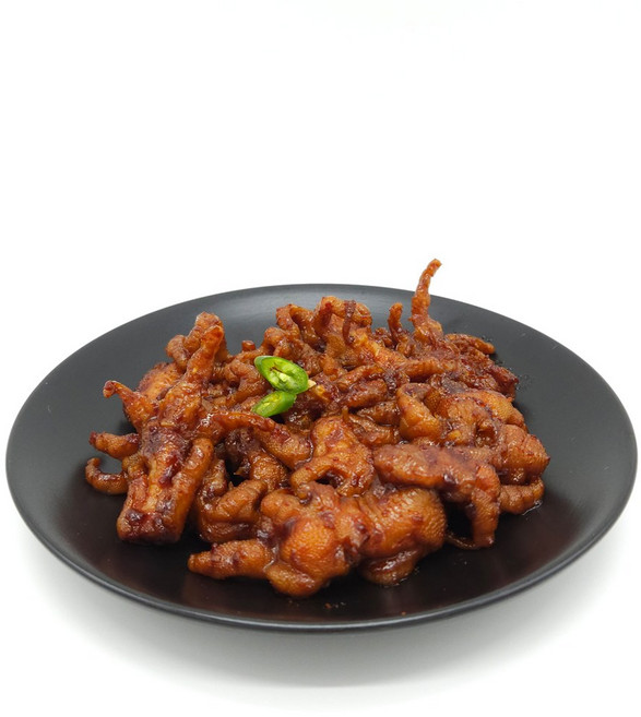 진주식품 매콤 국산 양념 무뼈닭발 (냉동), 350g, 1개