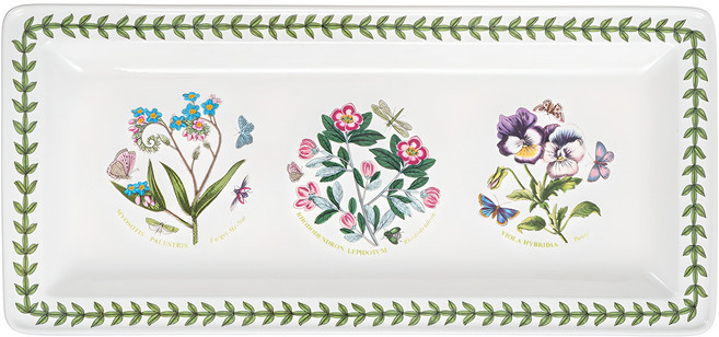 포트메리온 보타닉가든 직사각형 접시, 혼합색상, 1개