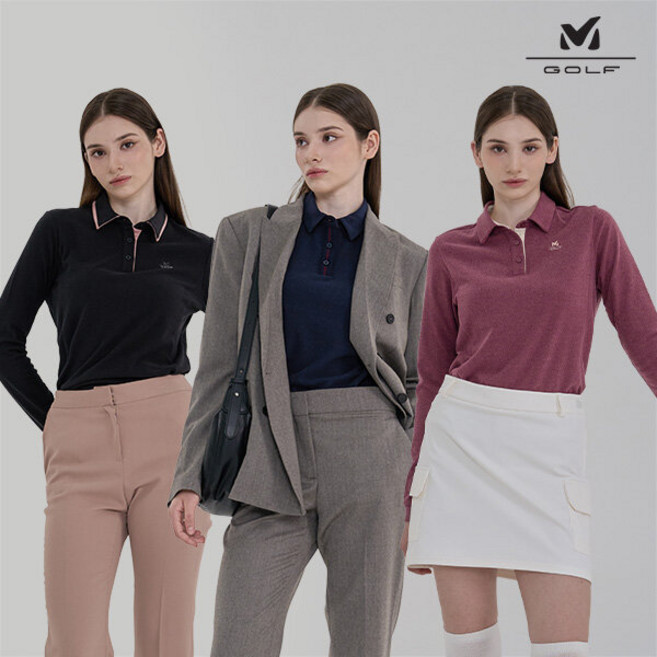 [최종가격] 24FW 밀레골프 기모카라티 3종 여성
