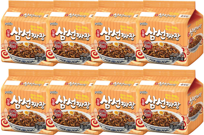 팔도 일품삼선짜장 120g, 32개