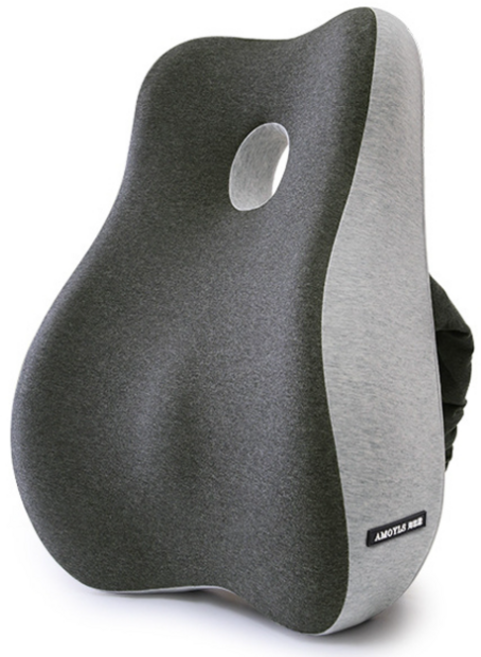 디모어 고급형 바른자세 의자 등받이 쿠션, 다크그레이