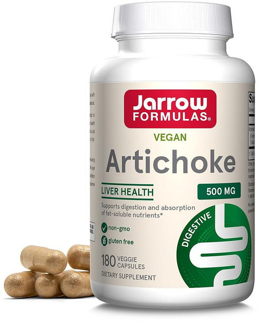 자로우포뮬러스 아티초크 추출물 500mg 베지캡슐 180정, 1개