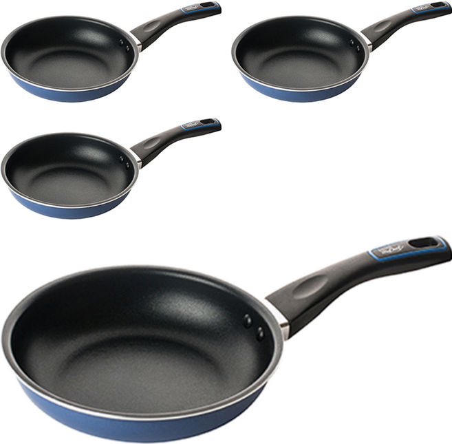마이셰프 도루코 퓨어 라이트 프라이팬 애쉬블루, 20cm, 4개