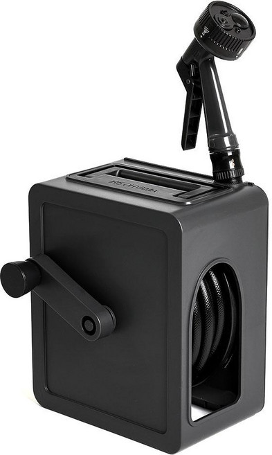 아이리스 디자인 풀커버 투웨이 호스릴 20m, 1개, 다크 그레이