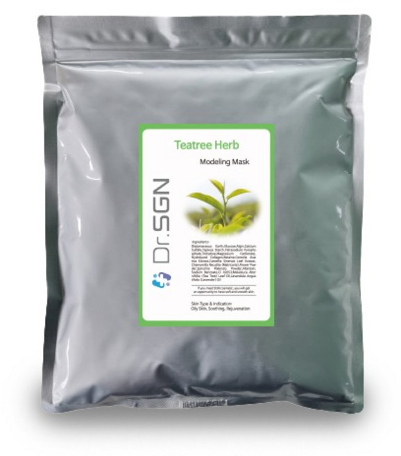 [에스지엔바이오] 닥터에스지엔 티트리 허브 모델링팩 1kg Dr.SGN Teatree Herb Modeling Mask, 1개, 1개입
