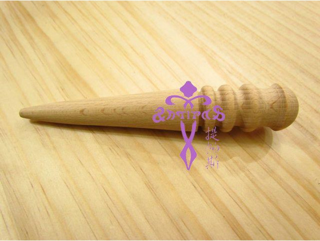 Antipas 安提帕斯 手工皮革 圓棒形木製修邊器, 1個